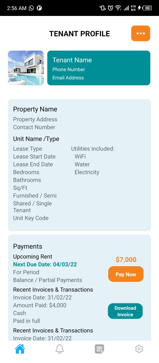 Tenant Management System - Screenshot 6