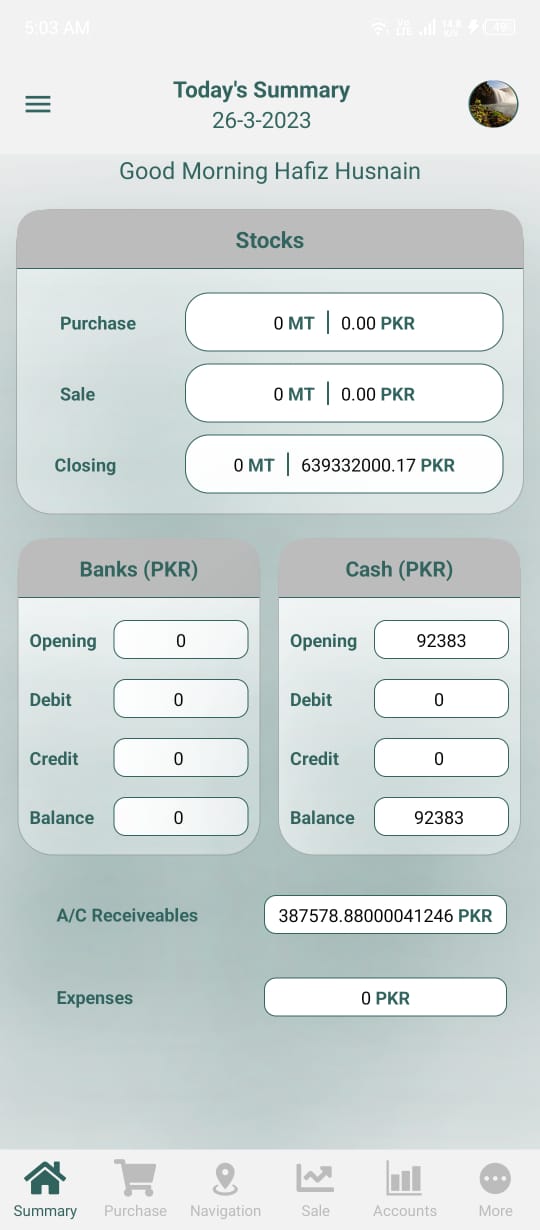Zstar ERP Mobile - Screenshot 2